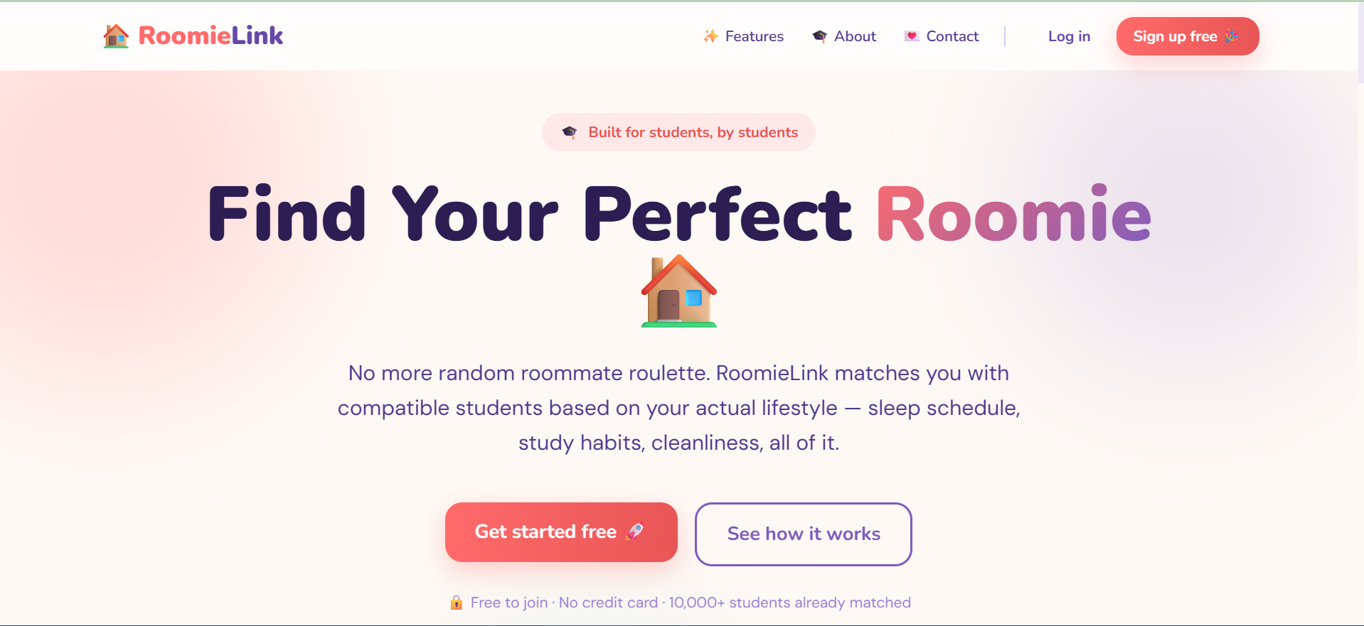 RoomieLink screenshot 1