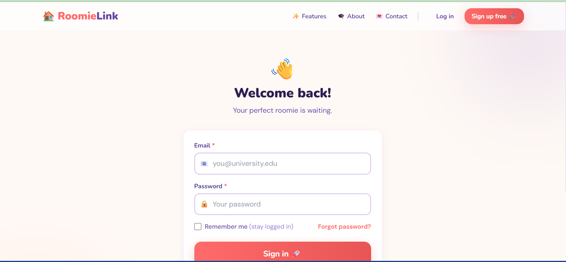 RoomieLink screenshot 2